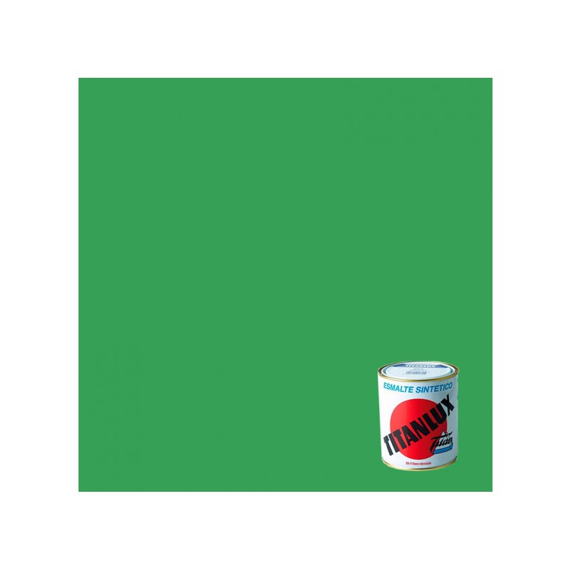 Esmalte Sintético Brillo 375 Ml. Color Verde Manzana 519.Titanlux