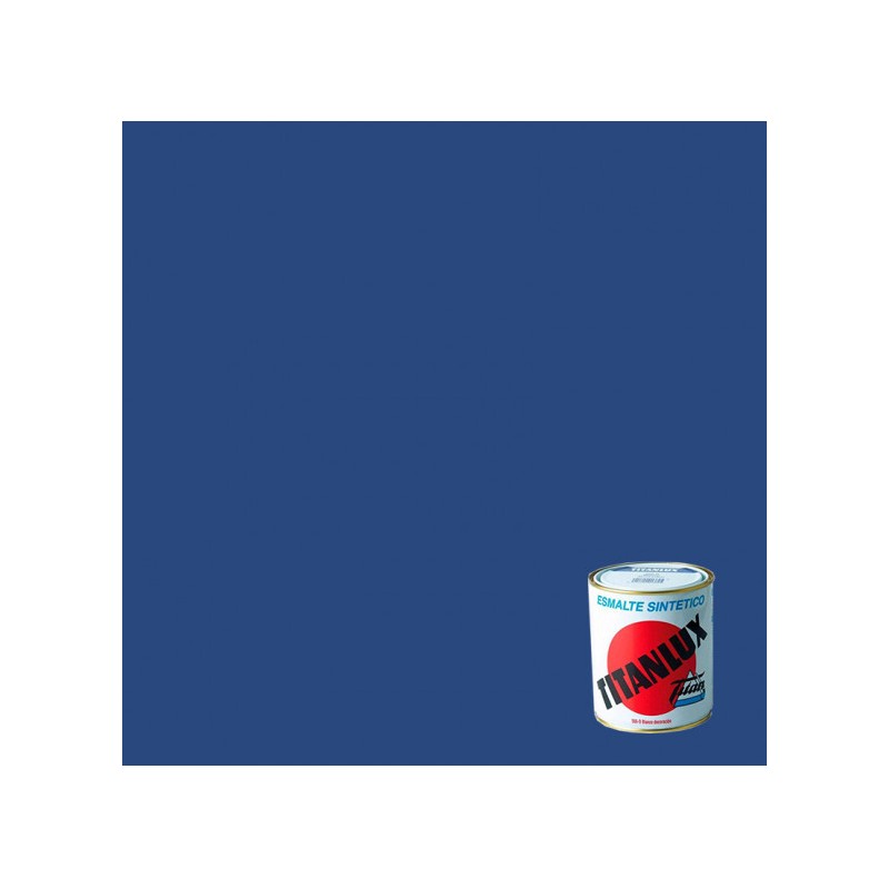 Esmalte Sintético Brillo 375 Ml. Color Azul Marino 551. Titanlux