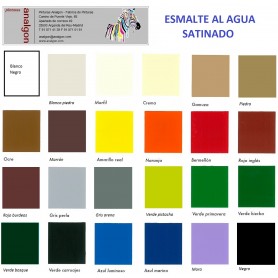 Esmalte Al Agua Satinado. Analgón.